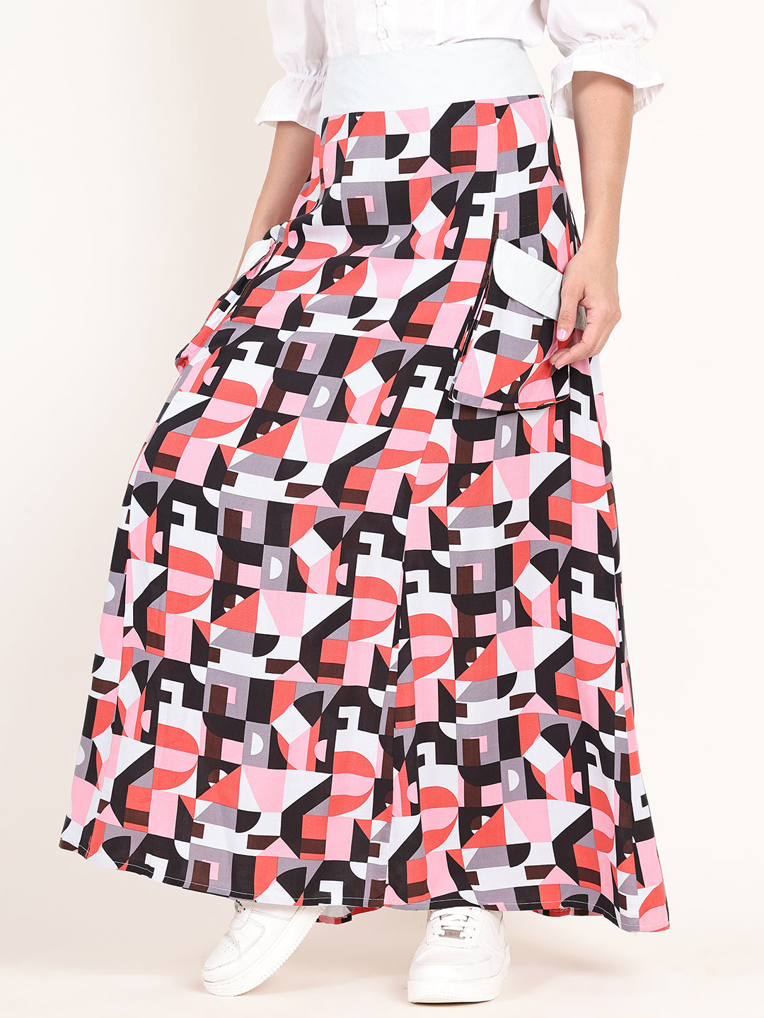 Amanda  Printed Skirt