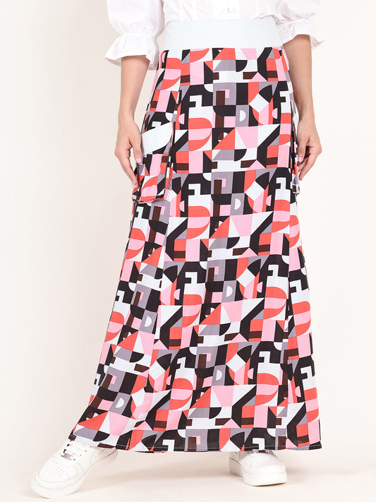 Amanda  Printed Skirt