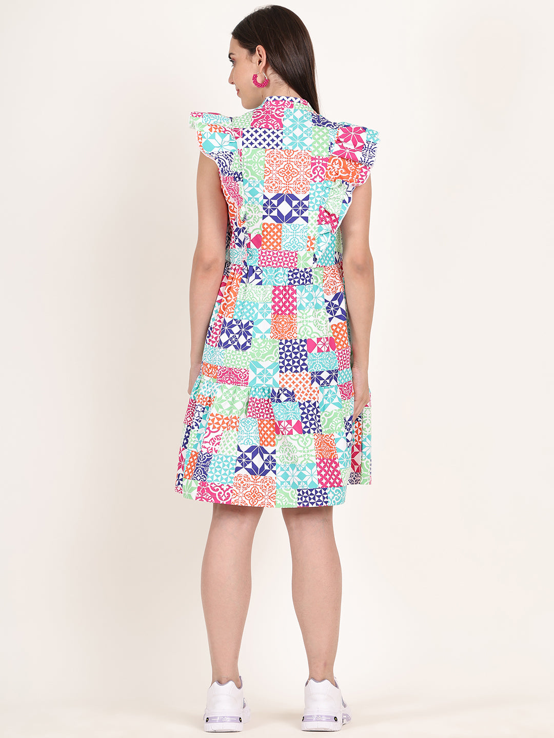 Linsey Printed Dress