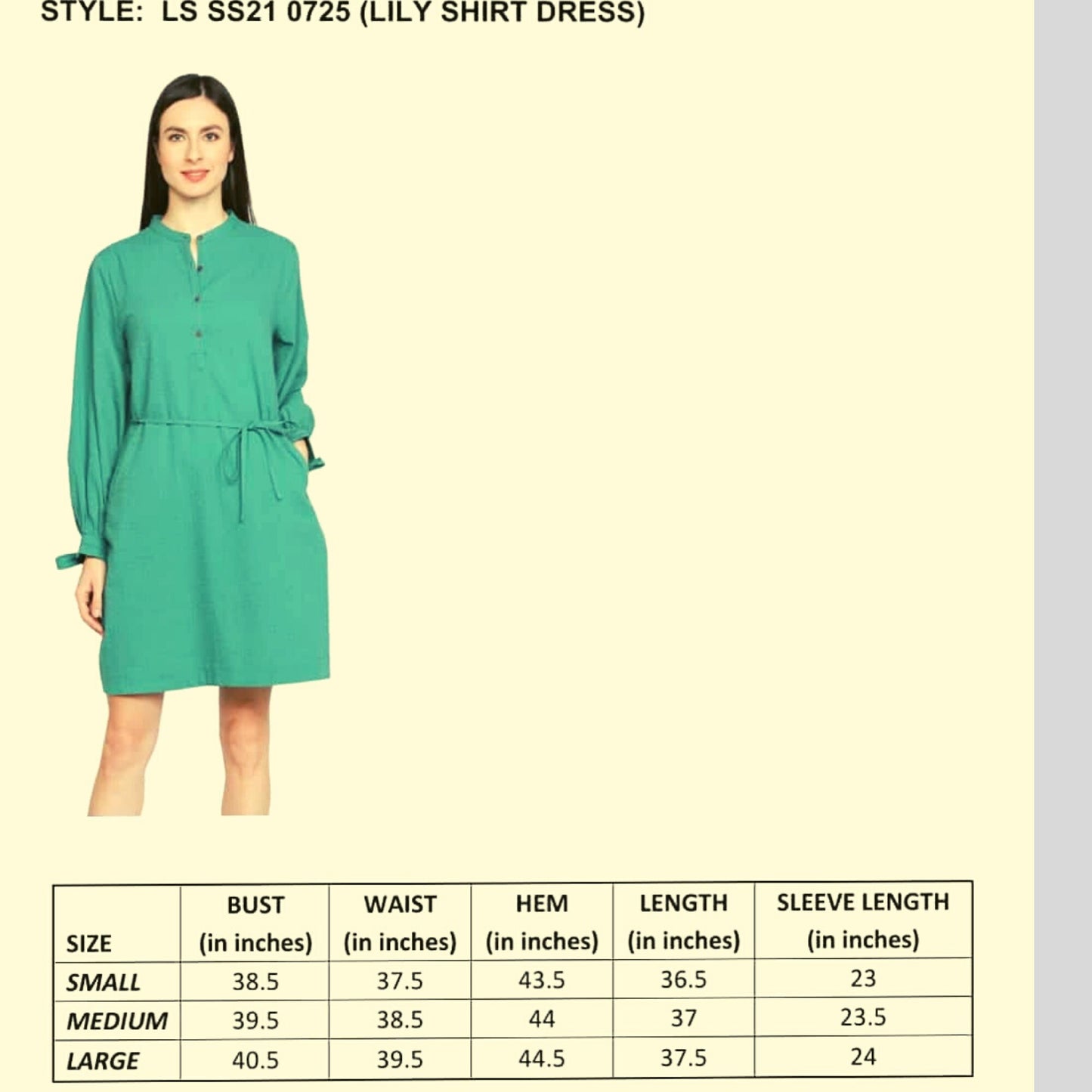 women_cotton_dress  Waist_Tie_up  Spring_Summer_Dress  Sleeves_Tie_Up  Shirt_dress  Modern_dress  Long_sleeves_Dress  green_dress  Dress_for_Women  Cotton_dress  Button_pull_on  Band_Collar